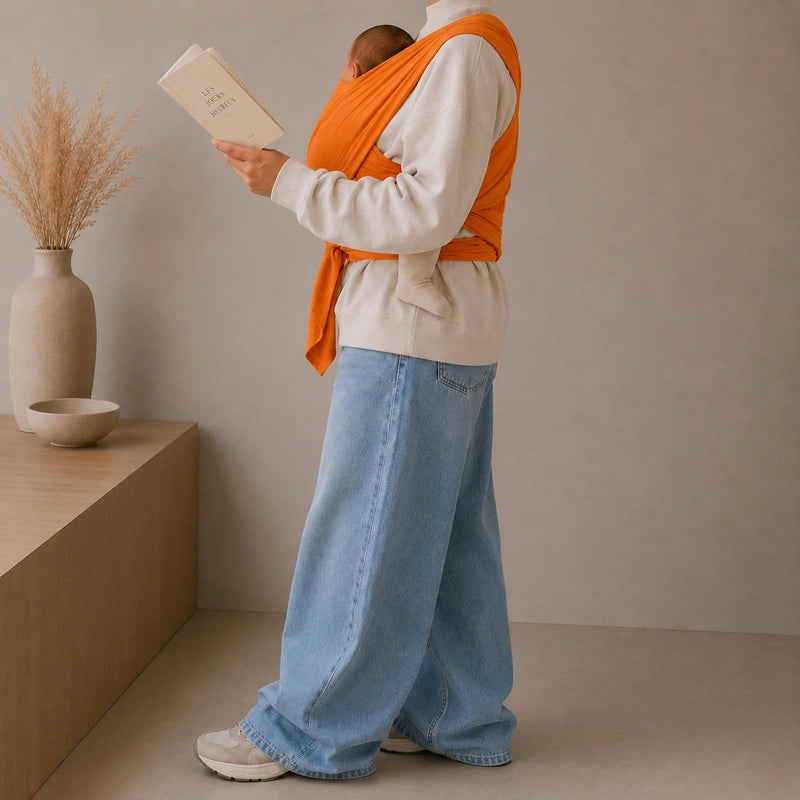 Écharpe de Portage Orange Safran
