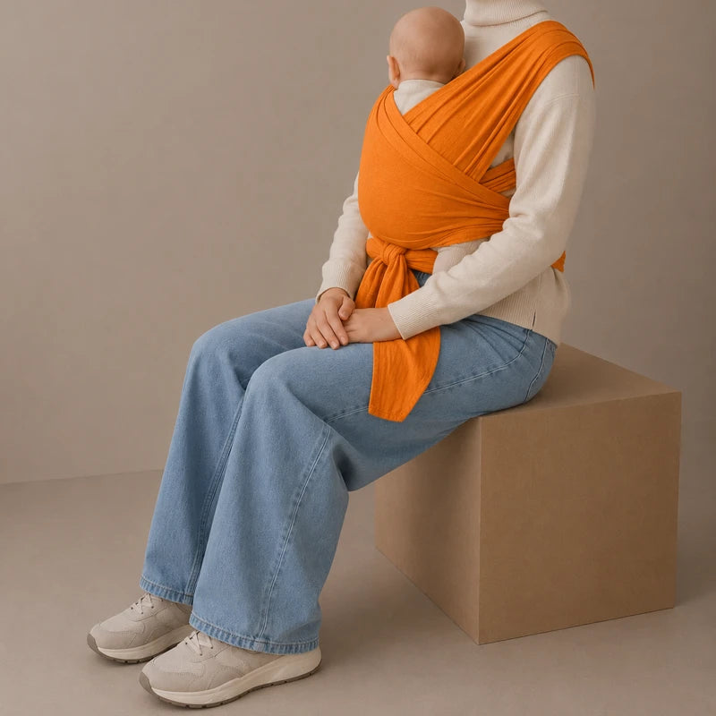 Écharpe de Portage Orange Safran