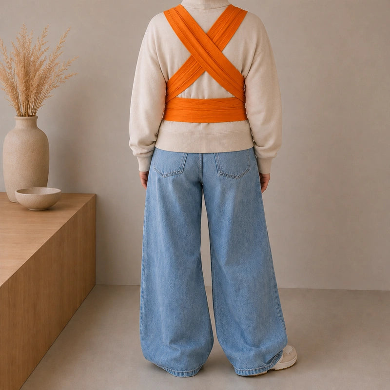 Écharpe de Portage Orange Safran
