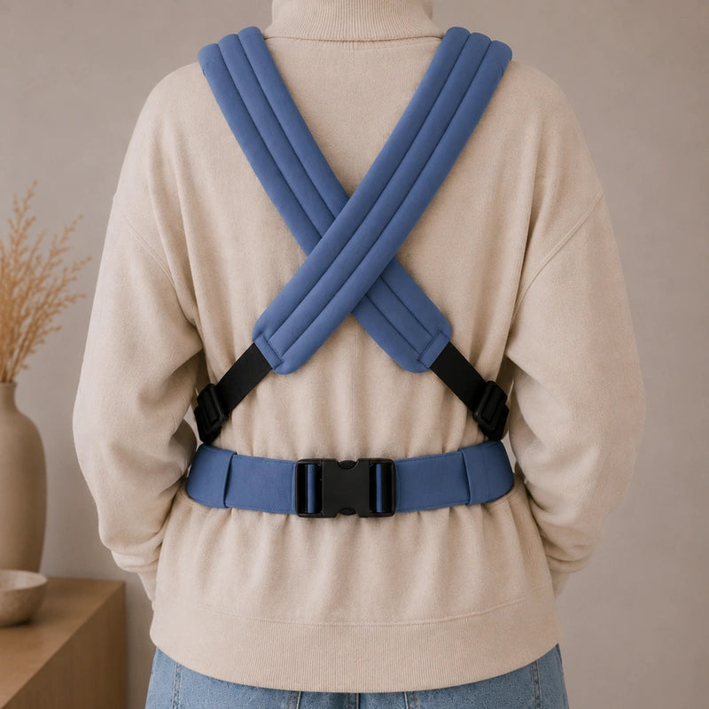 Porte-Bébé Physiologique Bleu Denim