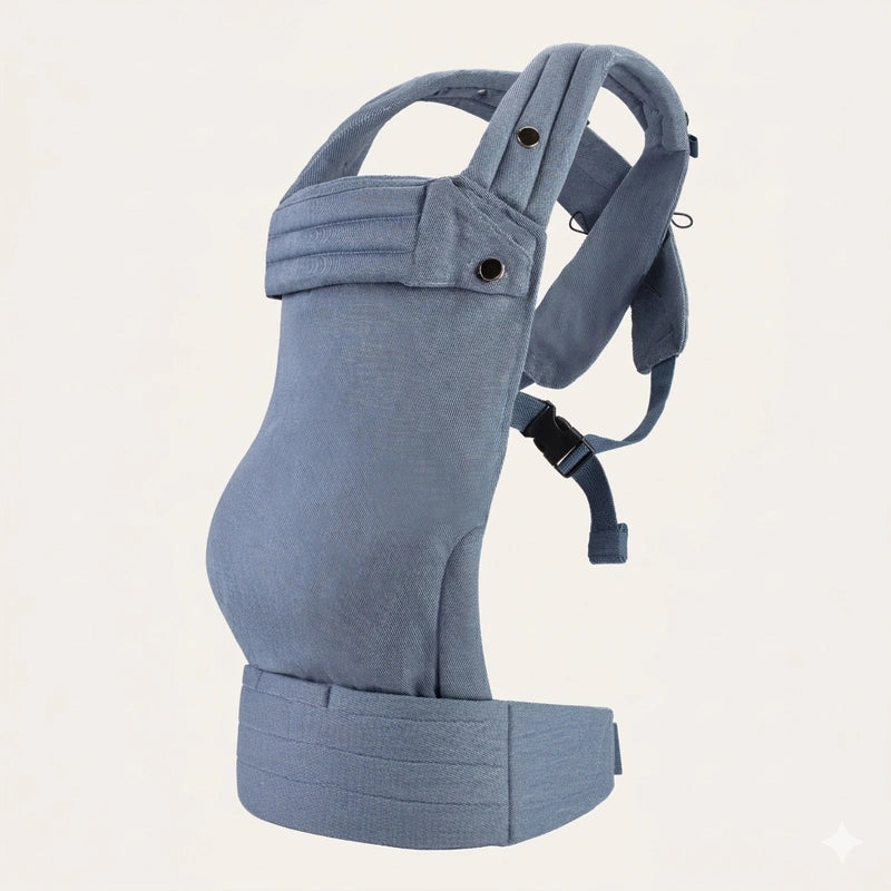 Porte-Bébé Physiologique Bleu Denim