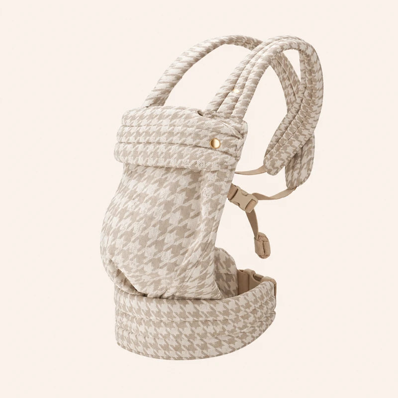 Porte-Bébé Physiologique Pied-de-Poule Naturel