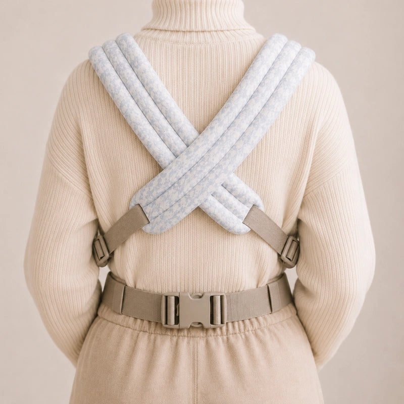Porte-Bébé Physiologique Gris Marbré