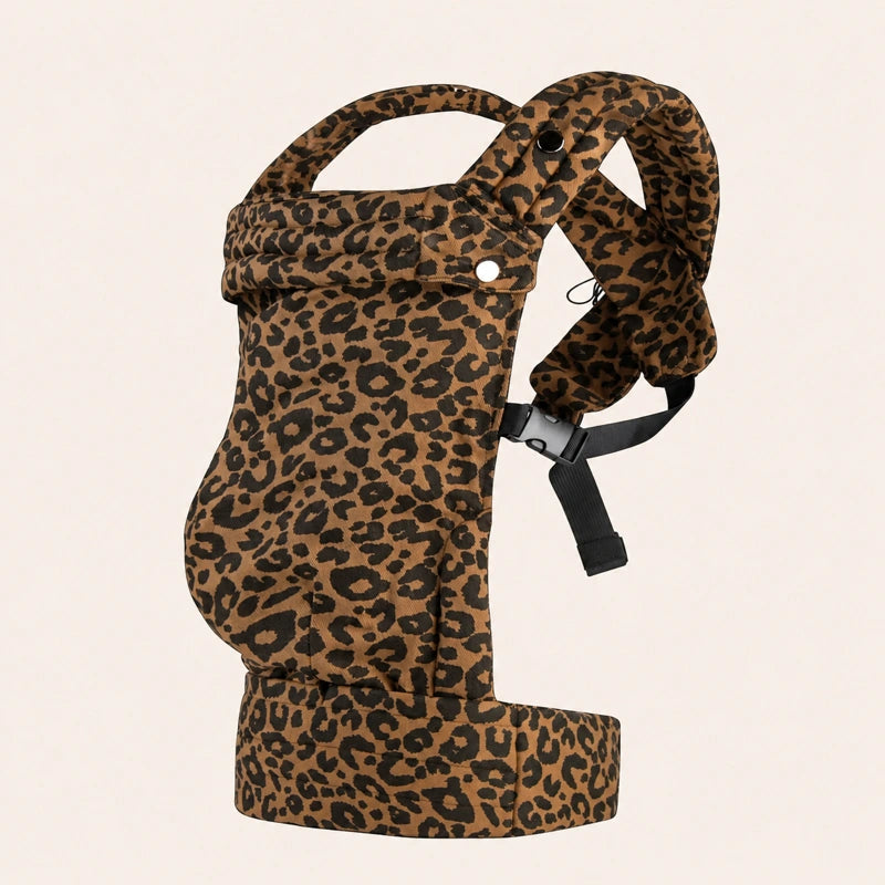 Porte-Bébé Physiologique Léopard Camel