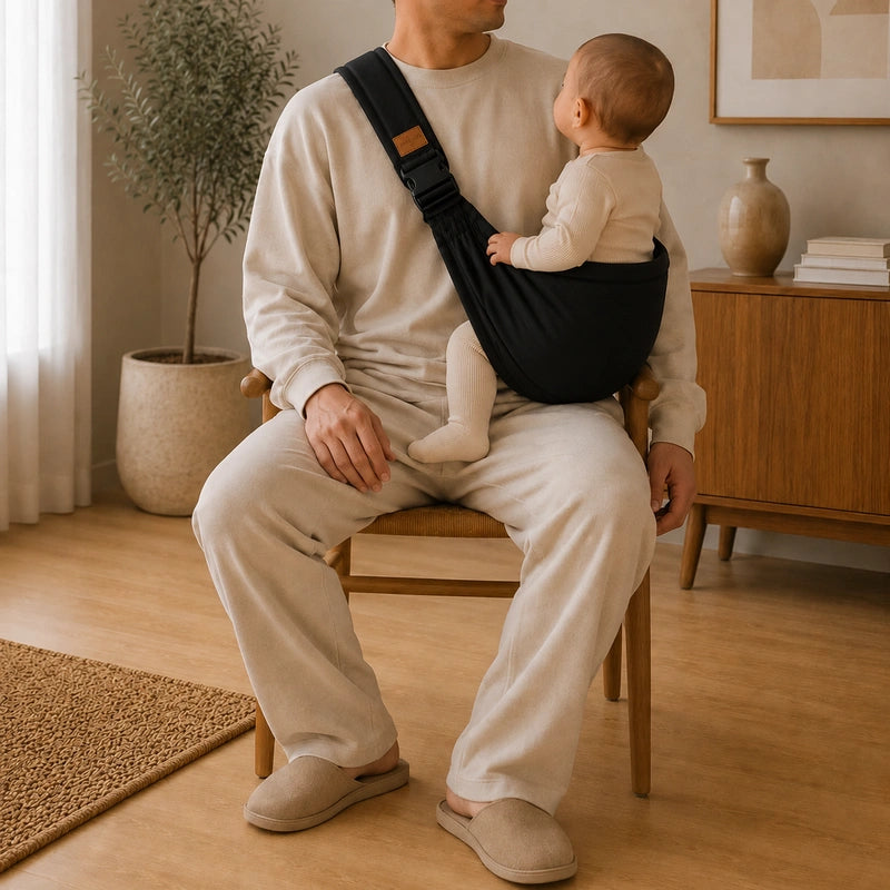 Porte-Bébé Hanche Noir Onyx
