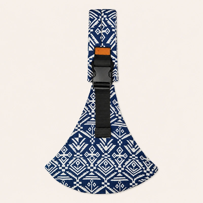 Porte-Bébé Hanche Aztèque Marine