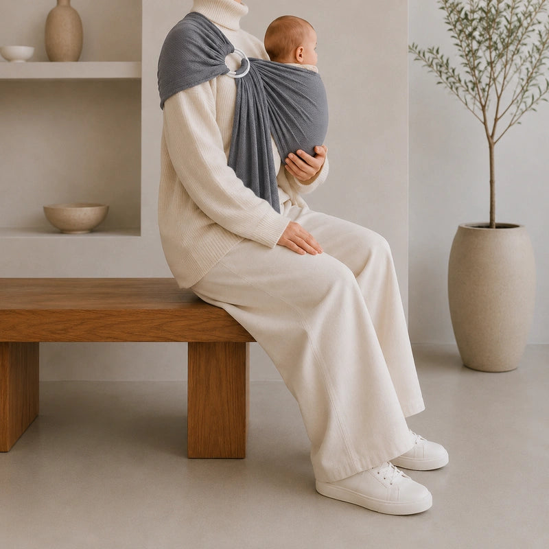 Sling bébé Gris